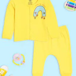 Infants Graphic Print Shirt & Pyjamas Set-image-91