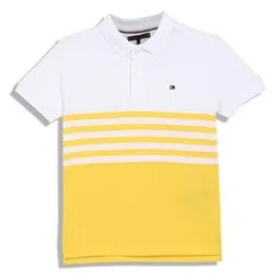 tommy hilfiger Boys Colourblock Regular Fit Polo T-Shirt-picture-9