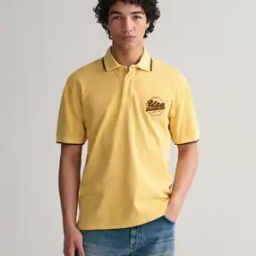 Relaxed Fit Logo Mania Polo T-Shirt-image-58