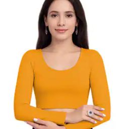Women Scoop-Neck Slip-On Blouse-picture-23