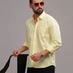Men Patterned Slim Fit Shirt with Patch Pocket-image-48