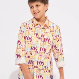 jack & jones Boys Typographic Print Regular Fit Shirt-picture-23