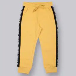 Boys Typographic Print Joggers with Drawstring Waist-image-32