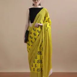 Women Paisley Print Pure Cotton Mulmul Saree-picture-26