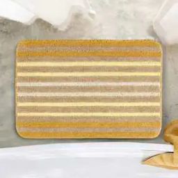 Striped Rectangle Bath Mat 24" x 16"-42