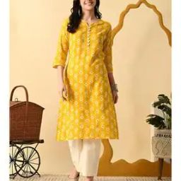 Women Round-Neck Straight Kurta-image-42
