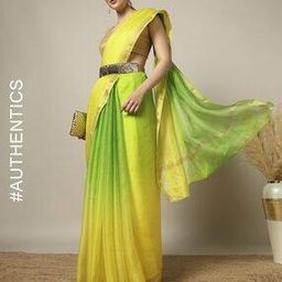 Hand Ombre Dyed Pure Kota Silk Saree-image-34