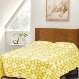 Floral Print Queen-Size Bed Cover-18