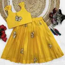 Girls Embroidery Lehenga With Choli-image-13