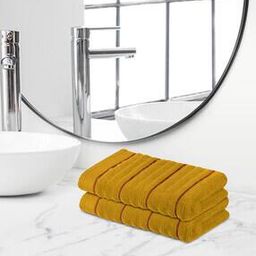 Set of 2 550 GSM Cotton Terry Hand Towels 23" x 15"-image-104