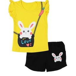 Cartoon Print Shorts & Top Set-picture-2