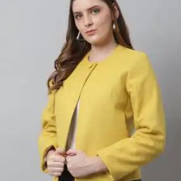 Front-Open Blouson Coat-57