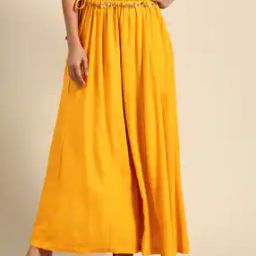 Palazzos with Elasticated Drawstring Waist-image-9