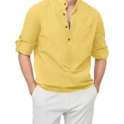 Men Regular Fit Short Kurta-image-43