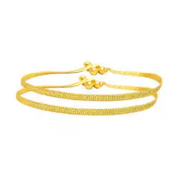 memoir Women Set of 2 Gold-Plated Beaded Anklets-picture-22