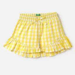 Checked Shorts with Bow Accent-picture-4