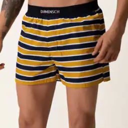 Striped Boxers with Elasticated Waistband-picture-35