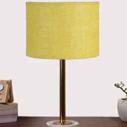 devansh Table Lamp with Jute Shade image 1