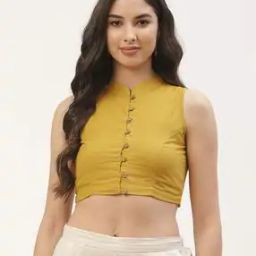 Panelled Front-Open Blouse-27
