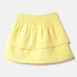 Layered Skirt with Elasticated Waist-image-13