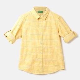 united colors of benetton Striped Spread Collar Shirt-picture-1