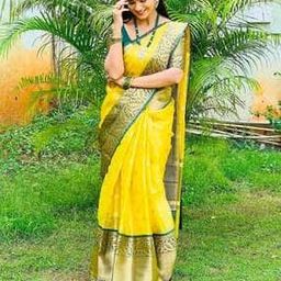 Women Floral Woven Kanjeevaram Silk Saree-image-4