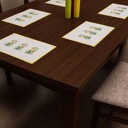 Set of 6 Floral Print Table Placemats-picture-21