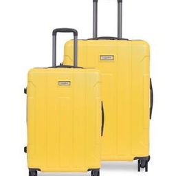 Men Set of 2 Striped Large Trolley Bags-image-22