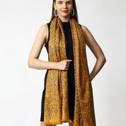 swi stylish Paisley Print Wool Stole-picture-40