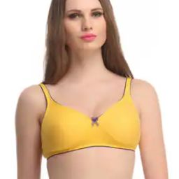 Women Solid Non-Padded Demi Cup Wirefree Everyday Bra-picture-31