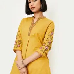 Women Embroidered Straight Kurta-image-29