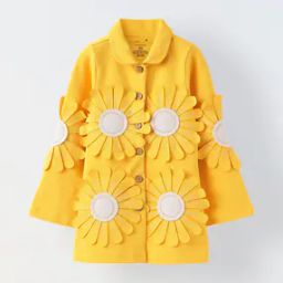 Girls Floral Attached Jacket-picture-15