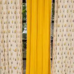 Pack of 3Long Door Curtains-21