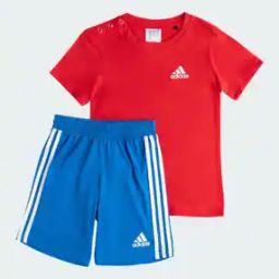 Boys Brand Print T-Shirt & Shorts Set-12
