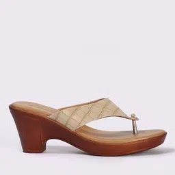 hi-attitude Women Croco-Pattern Thong Strap Sandals-picture-26