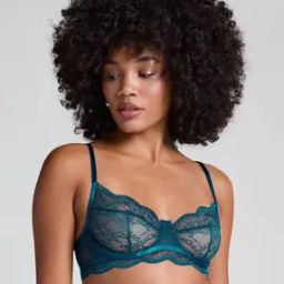 Women Lace Isabelle Non-Padded Underwired Bra-image-13