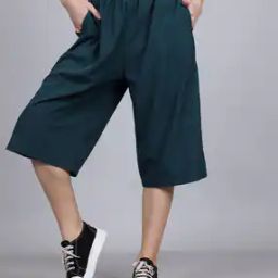 Shein Knee Length Shorts with Pockets-image-26