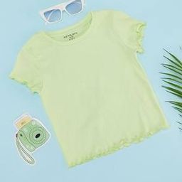 pantaloons junior Girls Regular Fit Crew-Neck T-Shirt-picture-5