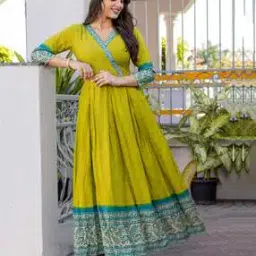 aradhna Women Printed Anarkali Kurta-picture-38