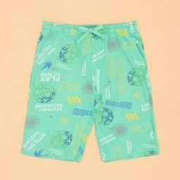 pantaloons junior Boys Graphic Print Regular Fit Flat-Front Cotton City Shorts-picture-23