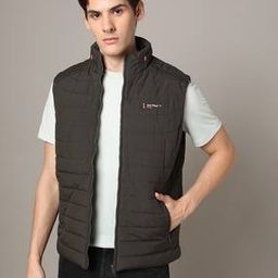 Gillet Jacket with Zipper Pockets-image-46