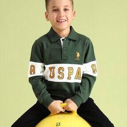 Boys Logo Print Regular Fit Sweatshirt-44