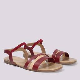 Women Strappy Slingback Flat Sandals-image-7