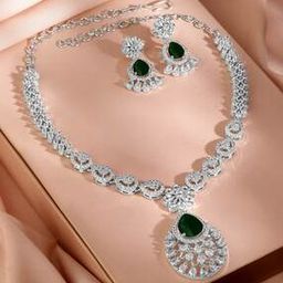 Women Necklace & Earings Set-image-49