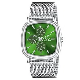louis devin Men Analogue Watch with Metal Strap-LD-GS061-GRN-CH-picture-48
