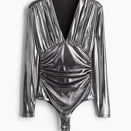 Women Metallic & Glitter Bodysuit-image-38