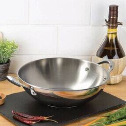 Select Stainless Steel Kadai 26 cm (Induction & Gas Compatible)-image-82