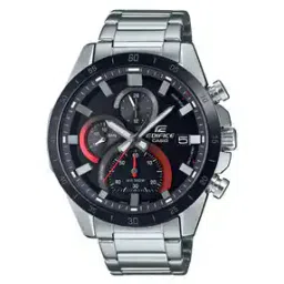 EFR-571DB-1A1VUDF Black Analog Dial Silver Stainless Steel Band Men's Watch ED513-image-36
