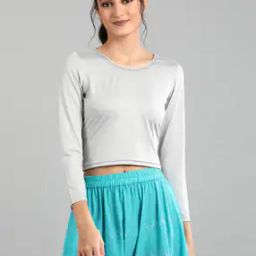 Cropped Top with Embellished Neckline-picture-23