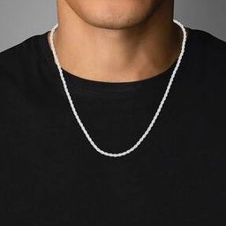 Men Silver-Plated Classic Chain-11